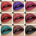 thumbnail image 4 of Pudaier Diamond Glitter Liquid Lipstick Long Lasting Matte Velvet Lip Gloss，15#, 4 of 5