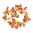 thumbnail image 1 of Shisuyan Thanksgiving Artificial Maple Leaf Garland Multi 1 Set 5.7 Feet, 1 of 9