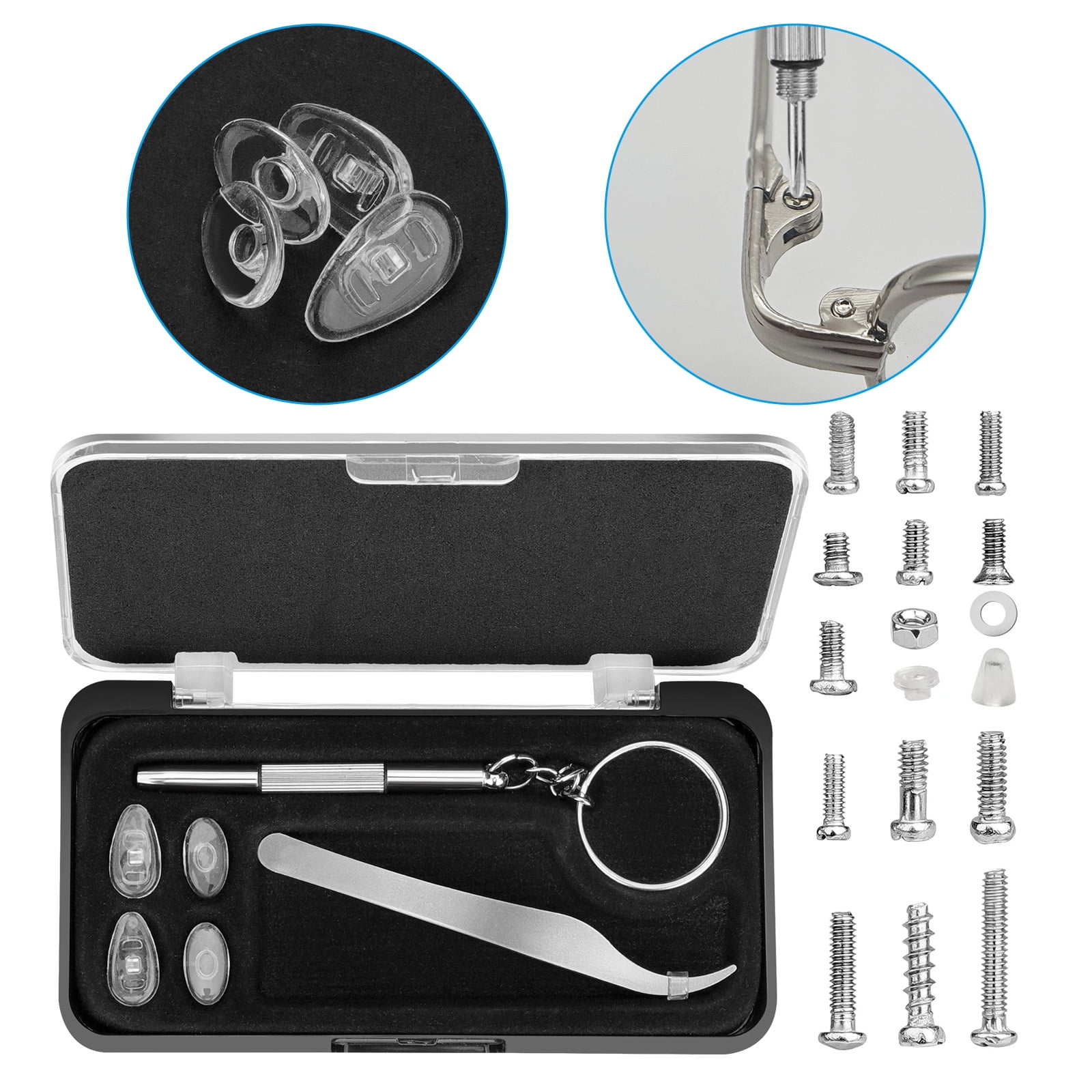 EEEkit Eyeglass Repair Kit, Glasses Screw Assortment Kit, Small
