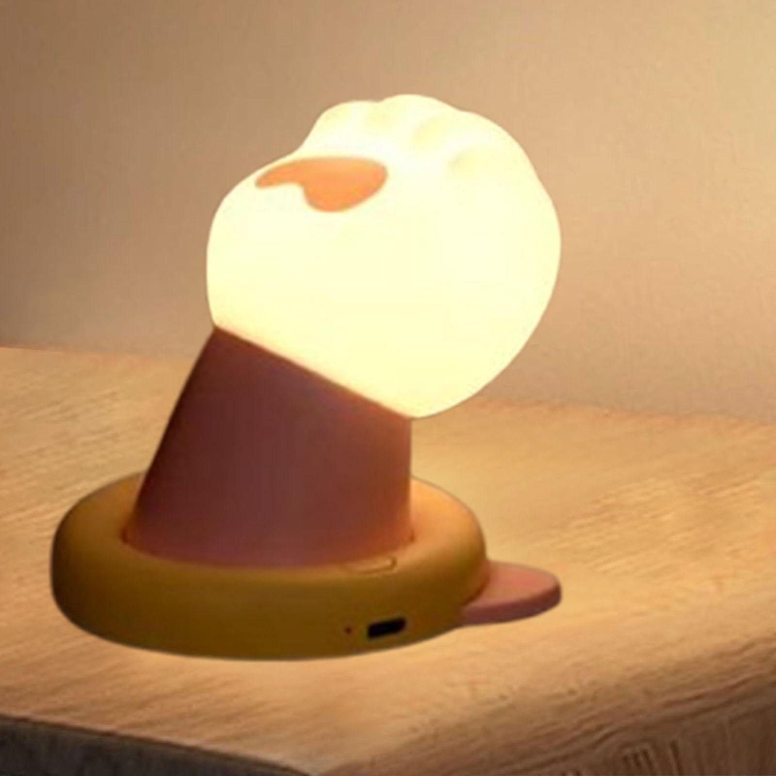 Fzaqwen Hand Clapping Night Light Nursery Nightlight Cat Claw Baby Feeding Lamp Silicone