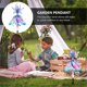 thumbnail image 5 of 2PCS Lucky Flower Wind Spinner Wind Spinners Outdoor Solar Wind Spinners Outdoor, Wind Spinners for Yard and Garden, 5 of 5