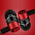 thumbnail image 3 of ruhuadgb Universal 3.5mm In-Ear Stereo Earbuds Earphone Headphone with Mic for Cellphone, 3 of 7