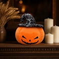thumbnail image 6 of Btomtd Pumpkin Throw Pillows for Halloween, 8 Inch Decorative Cushion Ornament, Soft Plush Home Couch Pillows for Fall Holiday, Black, 6 of 8