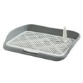 thumbnail image 4 of Inodoro para Perros Perfecl Rejilla de Malla Soporte para Almohadillas de Entrenamiento Valla Mediana Gris, 4 of 8