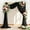 Black, variant on Wedding Arch Draping Fabric 1 Panel 30'' x 18FT Sheer Chiffon Arch Drapery for Easter Bridal Shower Backdrop Outdoor Party Arches Church Ceremony Decoration