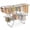 Gray, variant on Clothes Drying Rack, Foldable 2-Level Stee Laundry Drying Rack