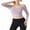 Light Purple, variant on Michellecmm Women's Workout Crop Tops Mesh Long Sleeve Back Cutout Yoga T-Shirts
