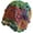 Multicolor, variant on Y2k Crochet Hats for Women Gradient Color Beanie Hollow Out Beanies Vintage Handmade Hat Girl Wool Spring Cap