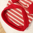 thumbnail image 7 of NovaStitch Fleece Dog T-Shirt Striped Short Sleeves Pet Sweatshirt Soft Dog Shirts Lightweight Stretchy Dogs Clothes for Medium Dogs Red L, 7 of 7