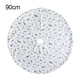 thumbnail image 1 of Falda de árbol de Navidad debajo de la alfombra de pie de árbol Manta blanca de plumas para decoración de fiestas, colorida, 90 cm Advancent HA008201-05, 1 of 7