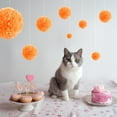 thumbnail image 3 of kurtrusly Paper Flower Ball Light Orange 2201, 3 of 9