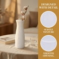 thumbnail image 2 of Unique Bargains Crystal Floral Slim Bloom Vase for Blossoms White 2.8"L x 2.8"W x 7.9"H, 2 of 6