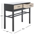thumbnail image 6 of SAFAVIEH Ajana Modern 2 Drawer Console, Black/Griege, 6 of 14