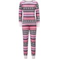 thumbnail image 3 of Asskyus Women’s Pajamas Tops and Pants Sets Cotton Racks, Ladies Long Sleeve Pants Christmas Printing, 3 of 6