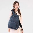 thumbnail image 6 of HUISZJ 3Pcs Strawberry Printed School Backpack, Students Bookbags Set with Lunch Box, Cute Daypack Bag Set for Women College (Black), 6 of 10