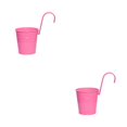 thumbnail image 3 of Inteprter Ventilación de línea fluida e hipoalergénica, decoración colgante para balcón, oficina y jardín, duradera y fácil de limpiar, Rosa 2Conjunto, 3 of 6