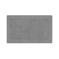 thumbnail image 3 of Better Trends 21" x 34" Premium Bathroom Rugs 100% Cotton Soft Reversible Tufted Bath Mat Water Absorbent Bath Rug Ideal for Bathroom Shower and Tub Use (Gray) Edge Collection, 3 of 6