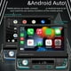 thumbnail image 3 of Radio de coche inalámbrica de 7 pulgadas FW/AM RDS Radio Carplay Android Auto Radio estéreo para coche, 3 of 9