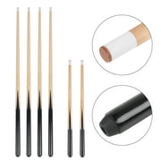 WOOW DEPOT 2/4 Pieces Wooden Billiard Pool Cue 20/35 In. Stick Accessory, Junior Kid
