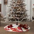 thumbnail image 6 of Bingfone Christmas Tree Skirt Mat Christmas Decoration Interior 36"-Bullfinch On Branch, 6 of 8