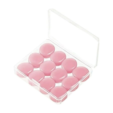 

Tswift Clearance! Gel Earplugs Set Pink Heart-Shaped Small 6 Pieces make of Plastic 9.06 X 5.12 INCH Pink