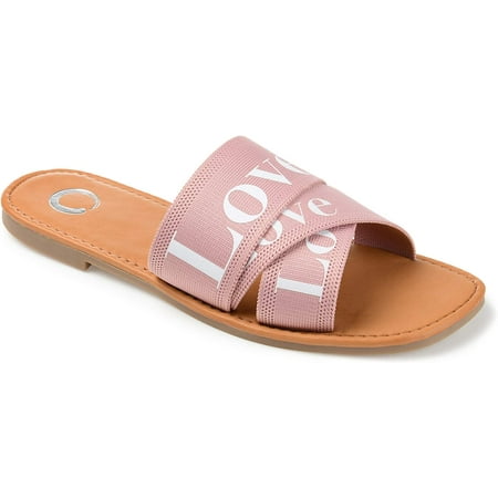 

Journee Collection Womens Comfort Foam Ivante Slide 10 Pink