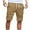 Khaki, variant on Hvyesh Sweat Shorts for Men Big and Tall Workout Gym Lounge Jogger Athletic Shorts 5"Inch Inseam Drawstring Elastic Waist Shorts