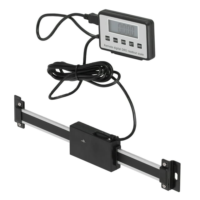 Wchiuoe Digital Readout Linear Metric Imperial Linears Scale with Digital Display for Lathe,Digital Readout,Industrial Digital Readout