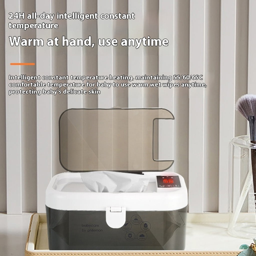 Tizuqe Baby Friendly Wet Wipe Warmer Comfortable Wet Wipes Elegant Wipe Warmer Baby Wipes Heater Quick Heating Wet Wipes