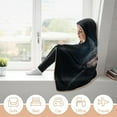 thumbnail image 5 of Shark Wearable Blanket Soft Cozy Plush Fleece Blanket Hoodie for Couch, Hooded Blanket Decorative for Shark Lovers, 5 of 6