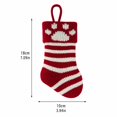 thumbnail image 2 of Christmas Knit Stocking Small Gift Bags for Pet Cats and Dogs, Holiday Candy Holder, Knitted Sock Decoration for Christmas Tree and Fireplace Hanging Decor, 2 of 4