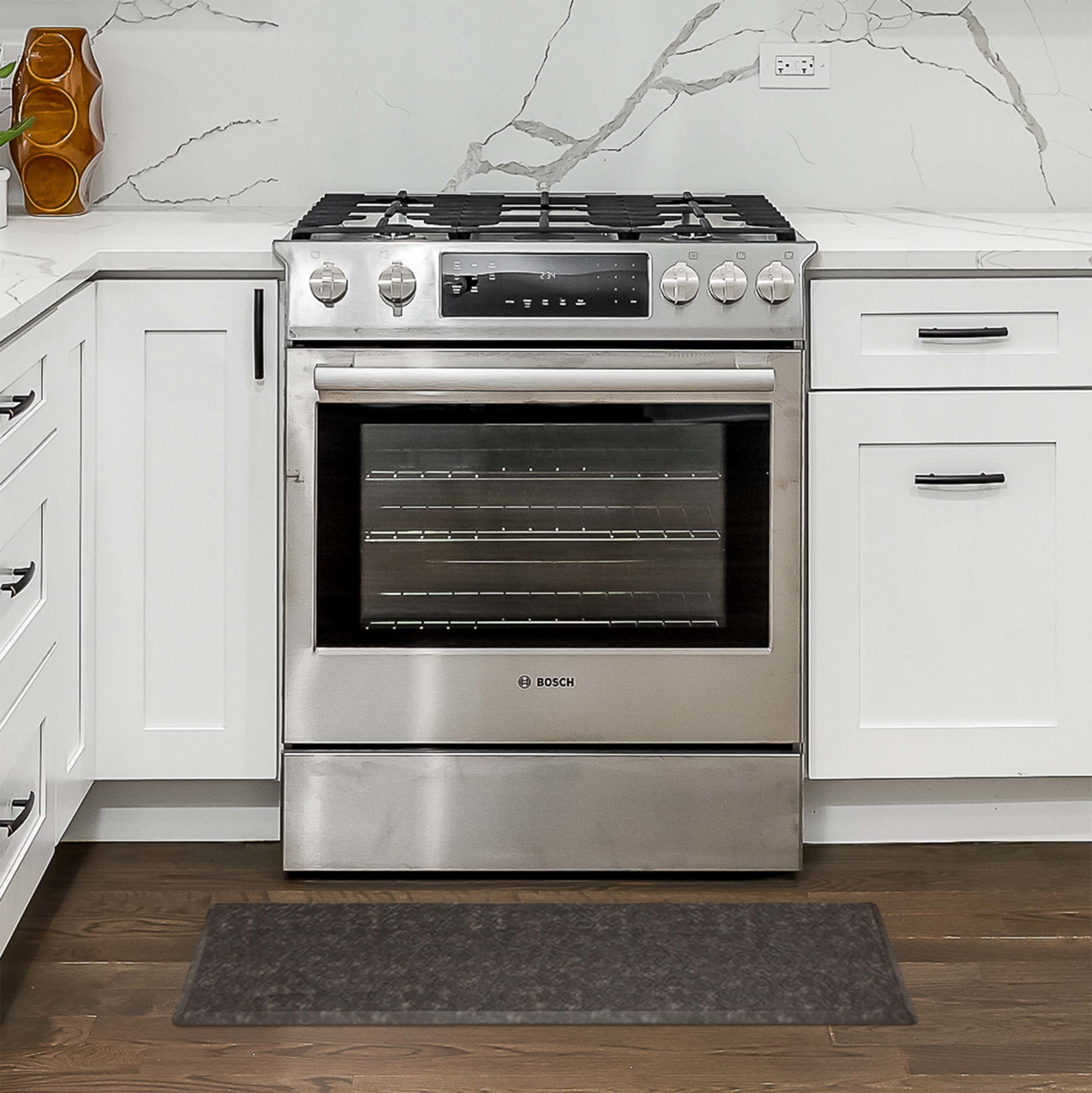 Chef Gear Marni Wellness Kitchen Mat, Dark Gray, 17.5" x 60"
