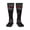 3 Black, variant on Women's Knee High Socks America Thin Red Firefighter Line Flag Outdoor Casual Tube Socks