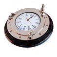 thumbnail image 2 of Porthole On Black Wooden Base (08 Inches, Clock), 2 of 6