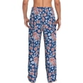 thumbnail image 3 of Daiia Rose Flowers Men's Sleep Pant with Pockets and Drawstring,Pajama Pants-XX-Large, 3 of 9