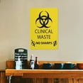 thumbnail image 6 of Clinical Waste No Sharps Sign Metal 12"X8" Rust Free Aluminum,Indoor & Outdoor Use For Fence And Yard, 6 of 6