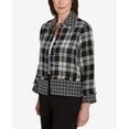 thumbnail image 6 of Alfred Dunner Womens  Spliced Plaid Boucle Jacket, 6 of 6