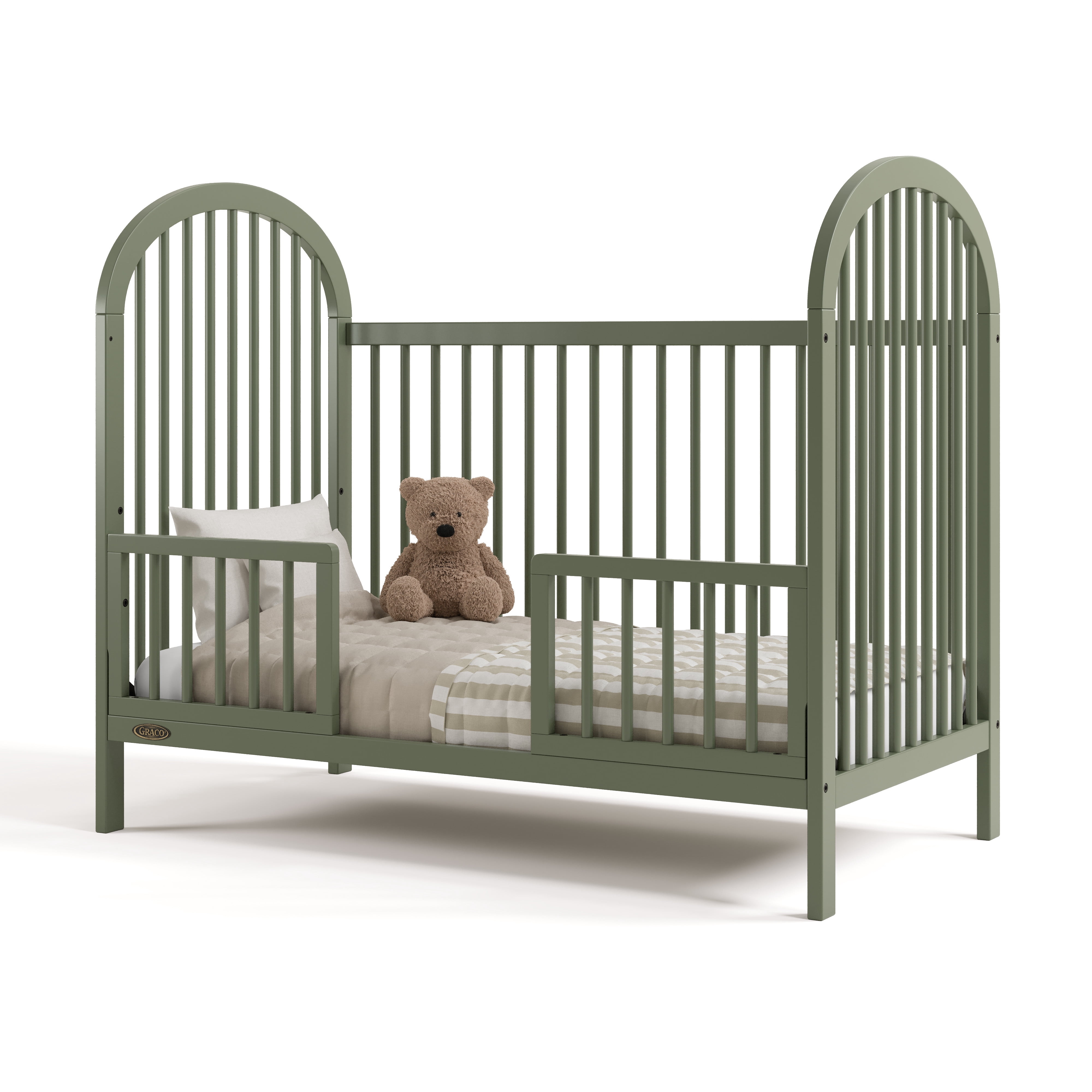 Graco Olivia 3-in-1 Convertible Baby Crib, Olive