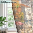 thumbnail image 4 of Window Curtain Panels Cotton And Linen Decorative Curtains - Symmetrical Window Shade Spring Church View Backdrops for Home Office Sunroom Country House, 4 of 7