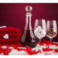 thumbnail image 4 of Bormioli Rocco Loto Wine Decanter - Nature-Inspired Teardrop Glass Design with Airtight Stopper, 43 Oz. for Red Wine, Whiskey, Brandy & Spirits - Italian Elegance for Table or Bar, Dishwasher Safe, 4 of 7