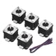 thumbnail image 1 of Motor paso a paso, motor paso a paso de 5 piezas Mini motor paso a paso alto Motor de impresora tridimensional Funcionalidad inteligente, 1 of 8