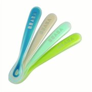 B?ABA Silicone Spoons, 4 Ct