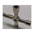 thumbnail image 3 of Jinsinto 4 Way Multifunction Utility Key for Electric Water Gas Box Medicine Cabinet Opening Key, Silver, 3 of 5