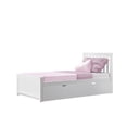 thumbnail image 4 of Max & Lily Solid Wood Twin-Size Trundle Bed, Blue, 4 of 5