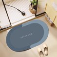 thumbnail image 5 of Under $5! InsCrazy Bathroom Rugs Bathroom Water Absorbent Floor Mats Diatomite Soft Mats Toilet Bathroom Doorway Quick Dry Foot Mats Household Non-Slip Mats Entrance Mats 17" x 24", 5 of 7