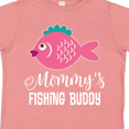 thumbnail image 4 of Inktastic Mommys Fishing Buddy Girls Girls Toddler T-Shirt, 4 of 5