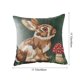 thumbnail image 3 of CaiYueKe Easter Rabbit Floral Pillow Cover - Sofa Cushion Case Home Decor Throw Pillow for Living Room Couch Bedroom Outdoor Indoor Decorative Accent Spring Holiday Farmhouse Decor, 3 of 8