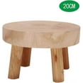 thumbnail image 2 of Mini Round Natural Wood Stool, Flower Pot Stand, Gardening Stool, - 3.5" Tall Natural Wood, 2 of 5