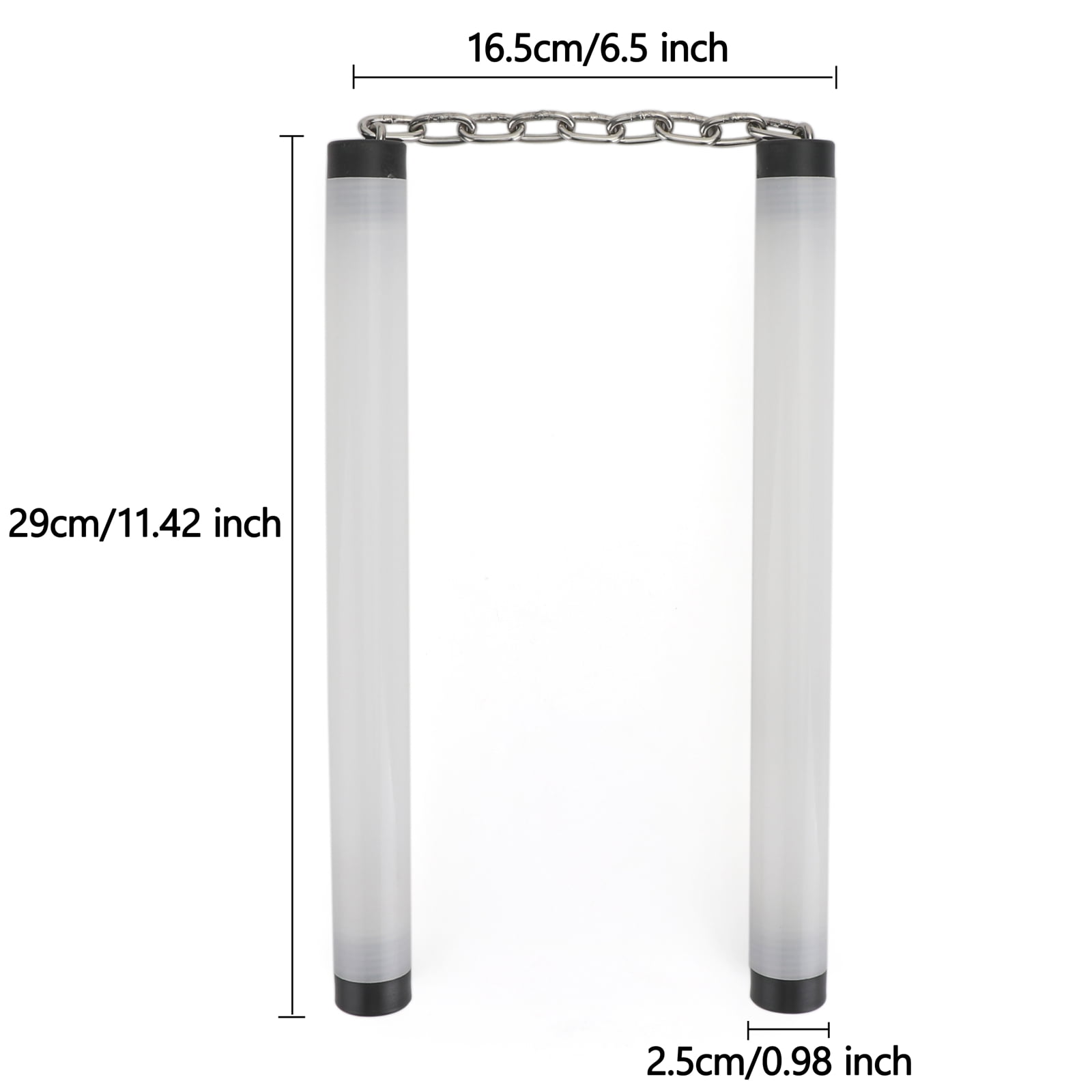 Nunchucks Led Lamp Light Nunchakus Glowing Stick Practice Performance Kung Fu MC