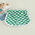 thumbnail image 3 of Girl Summer Shorts Checkerboard Tie-up Elastic Waist Short Pants, 3 of 6